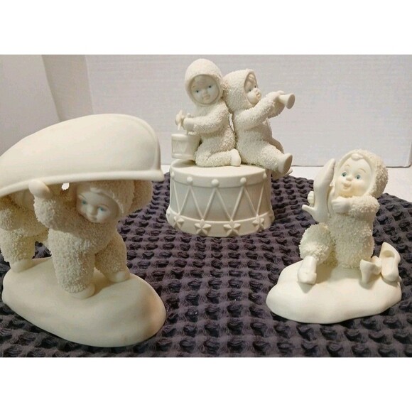 3X-Department 56 Snowbabies "It Takes Two", Retail Therapy", Play Me At Tune" - Picture 2 of 16